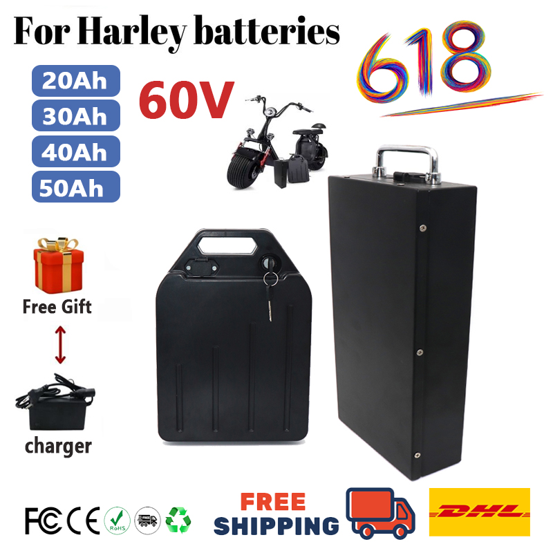 60V 50Ah Electric Scooter Battery - Аккумулятор для электромотоцикла Harley 60В 20Ач