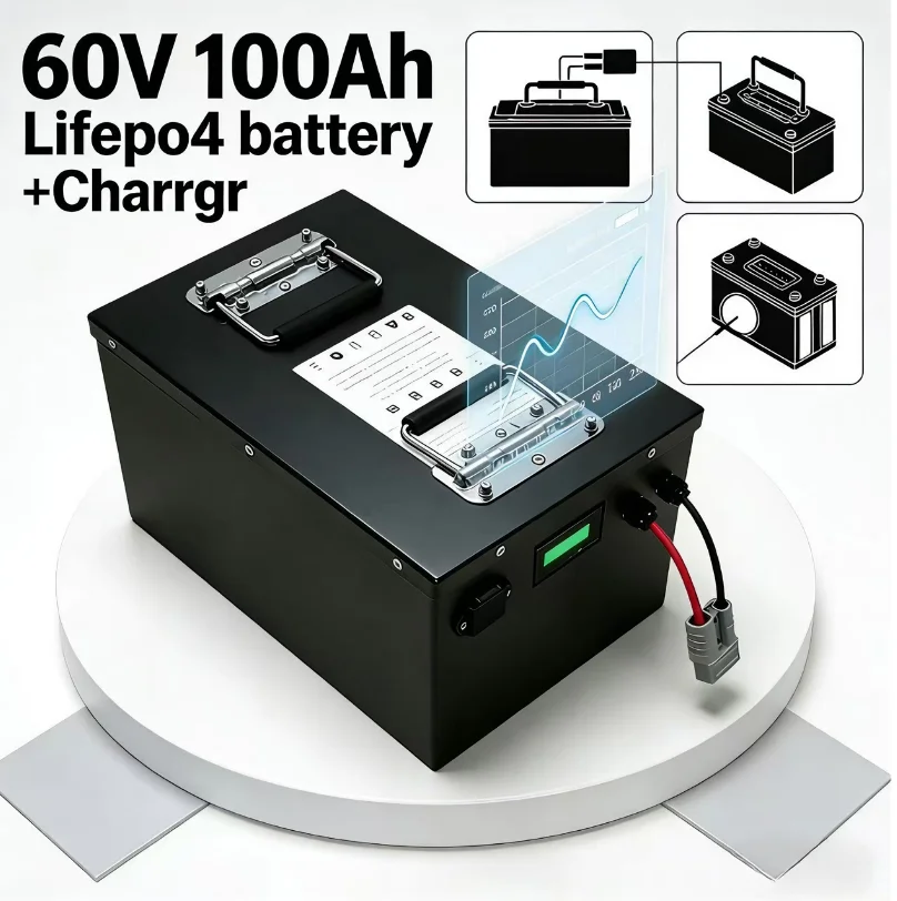 72V 40Ah Lifepo4 Battery Pack - Аккумулятор LiFePO4 60В 100Ач/120Ач/150Ач/200Ач | Bluetooth