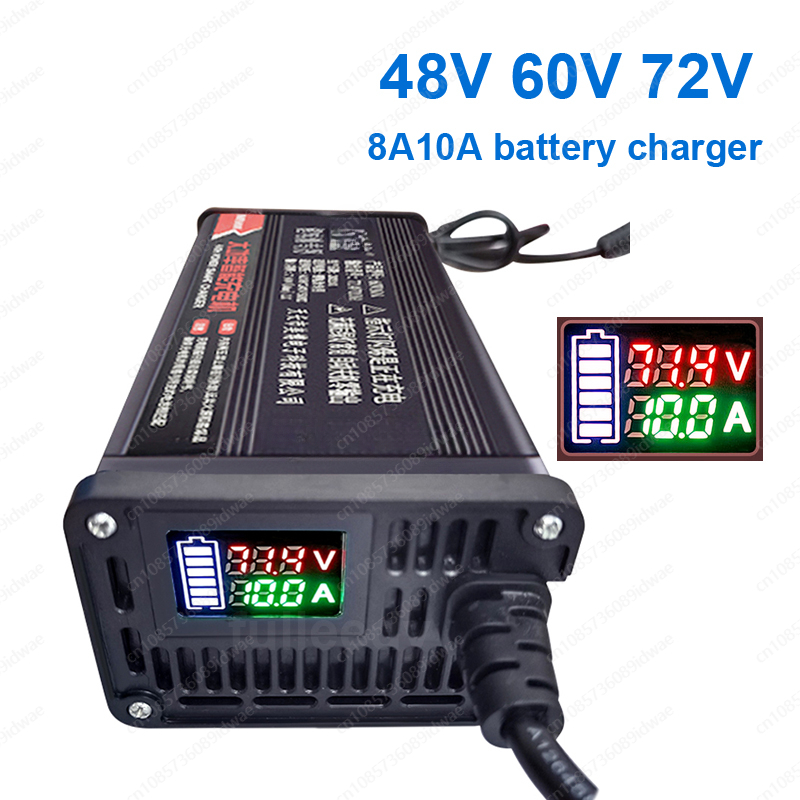 72V 15A Fast Charger - Интеллектуальное зарядное устройство с цифровым дисплеем