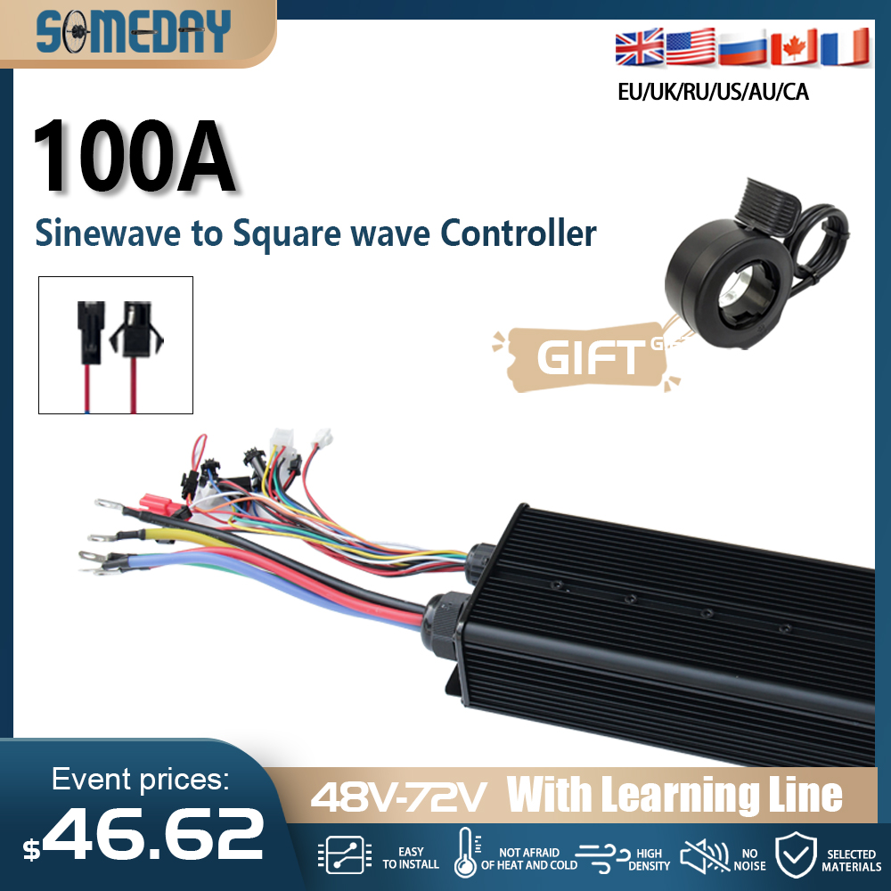 Контроллер бесщеточного двигат – обзор и цена 72V 100A Sabvoton Controller