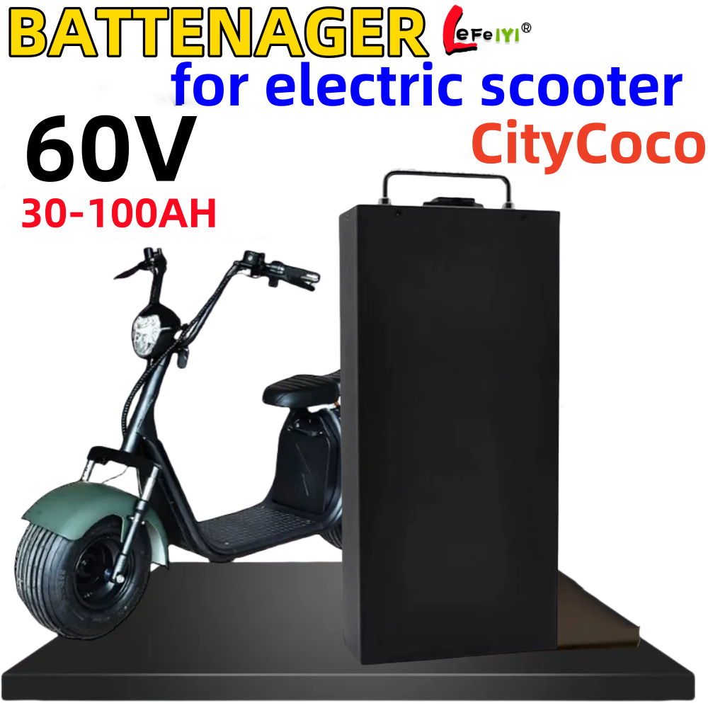 Harley Citycoco 60 В 100 Ач эл – обзор и цена 60V 50Ah Electric Scooter Battery